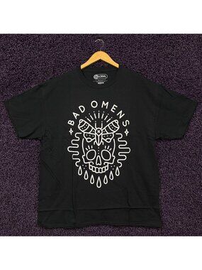 Bad Omens Skull and Moth T-Shirt Size Extra Large